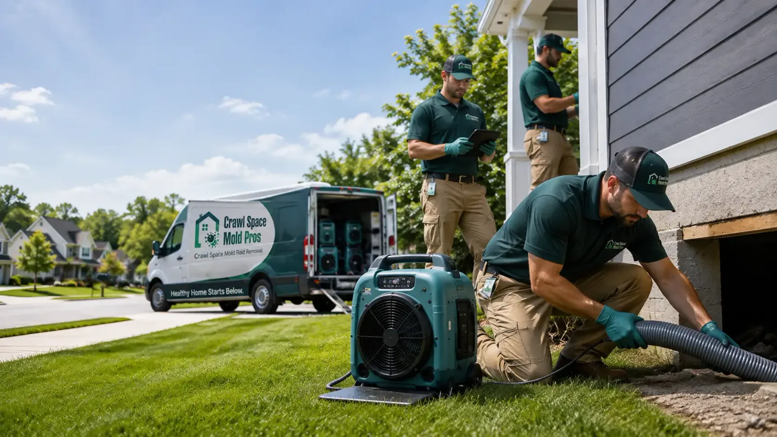 Crawl Space Mold Removal in Bradley, IL